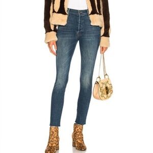 Mother The Stunner Ankle Fray Whatchya Got Cookin Jeans